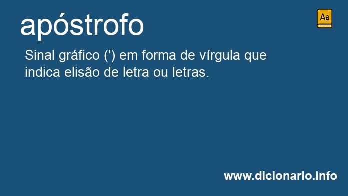 Significado de apstrofa
