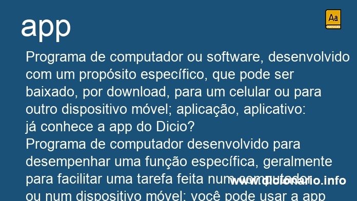 Significado de app