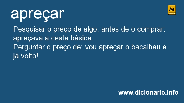 Significado de apreas