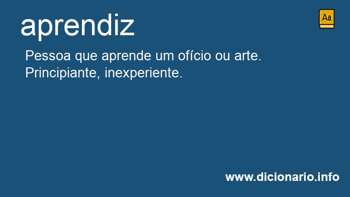 Significado de aprendizes