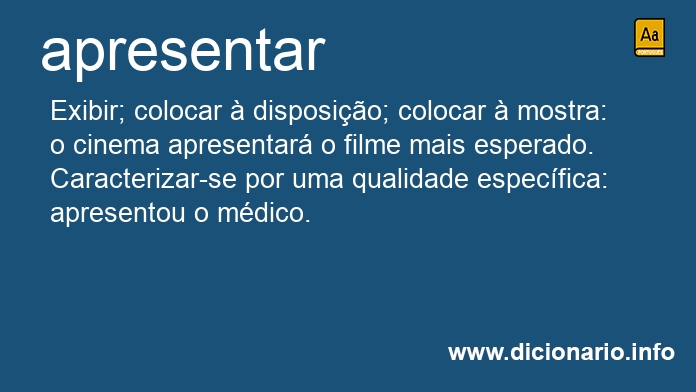 Significado de apresentsseis