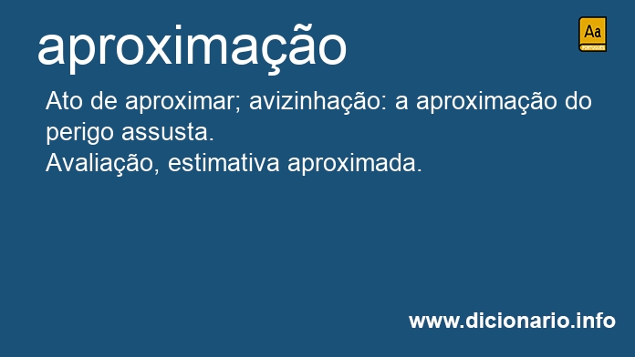 Significado de aproximao