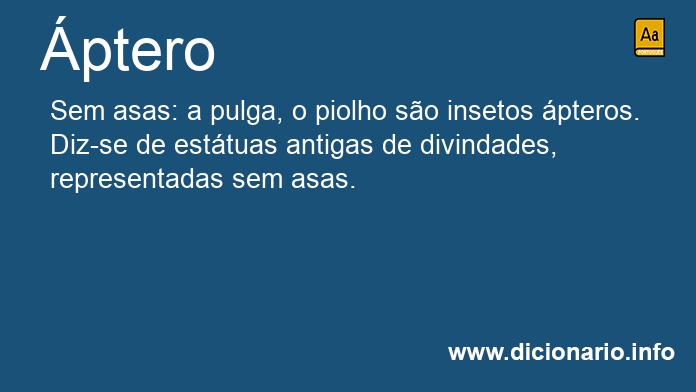 Significado de ptero