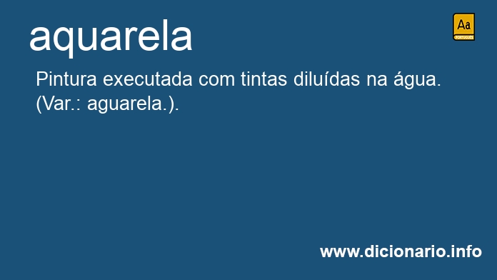Significado de aquarela
