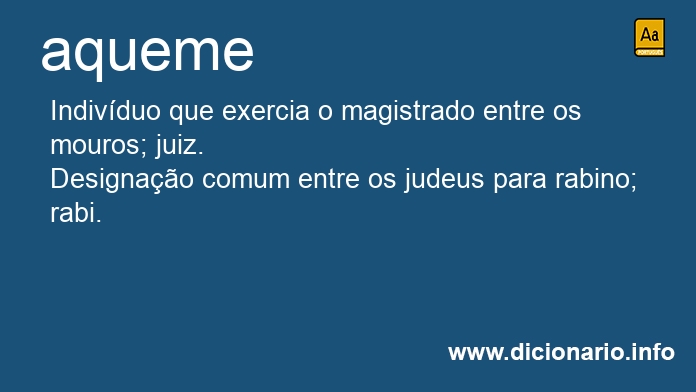 Significado de aqueme