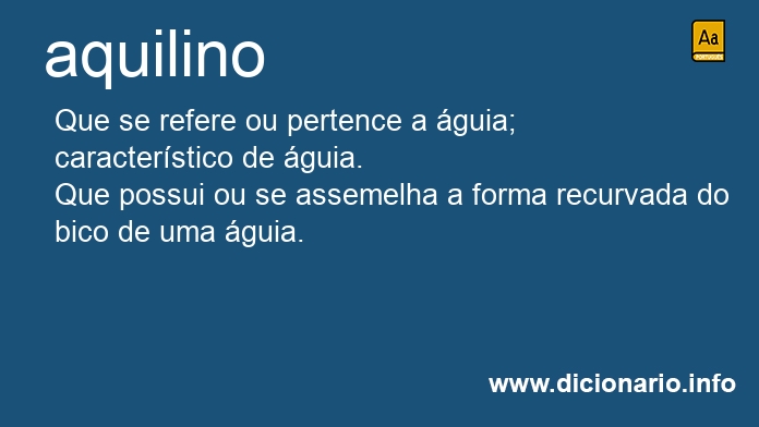 Significado de aquilinos