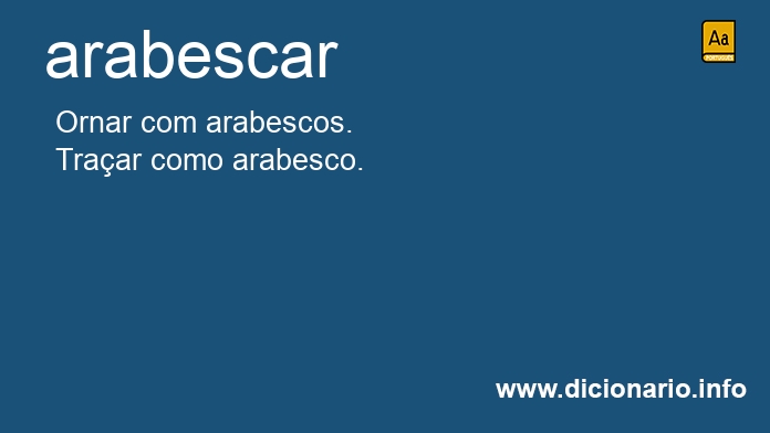 Significado de arabescas