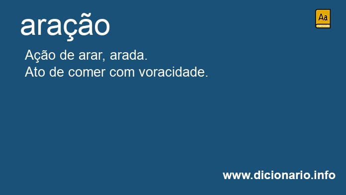 Significado de araes