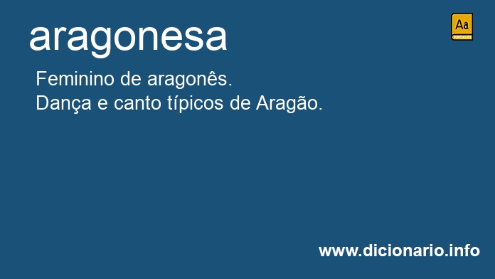 Significado de aragonesa