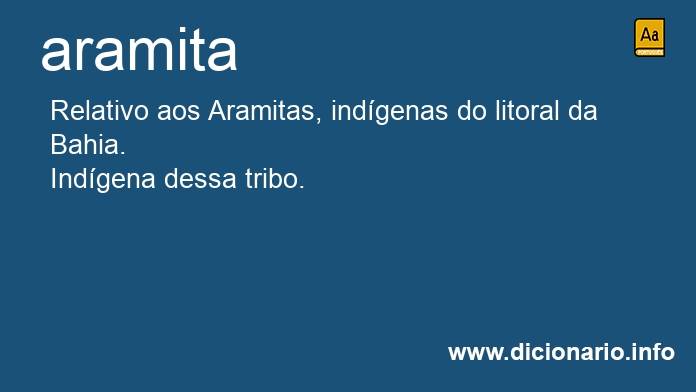 Significado de aramita