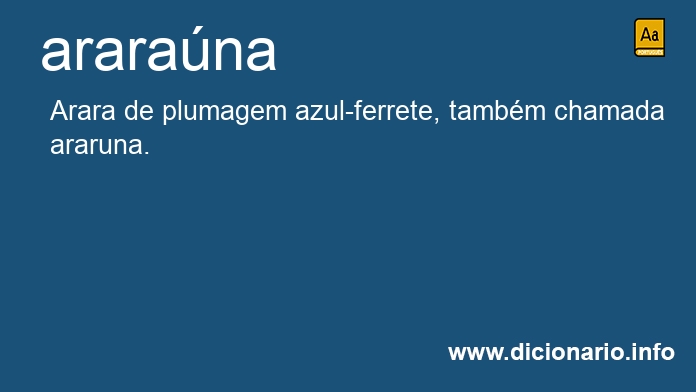 Significado de araranas