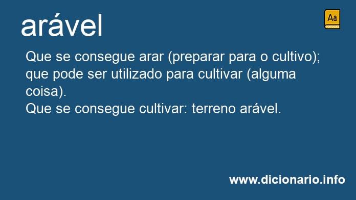 Significado de arvel