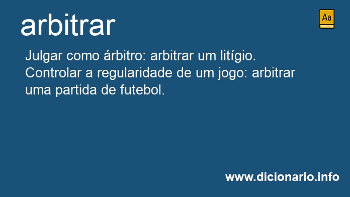 Significado de arbitravam
