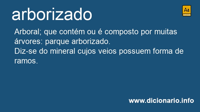 Significado de arborizado