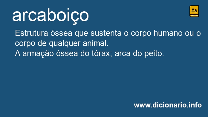 Significado de arcaboio