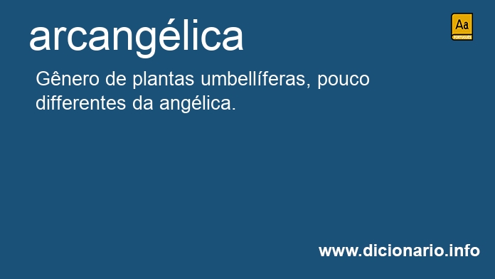 Significado de arcanglica