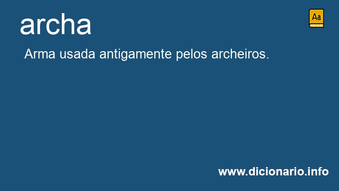 Significado de archa