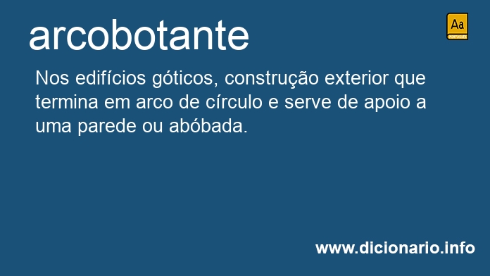 Significado de arcobotante