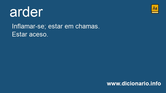 Significado de arder