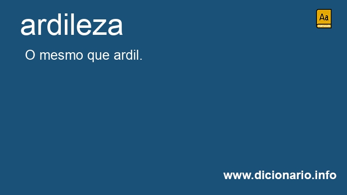 Significado de ardilezas