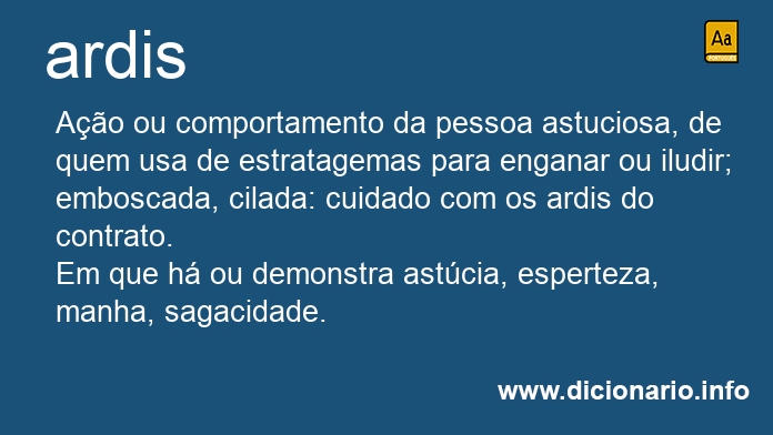 Significado de ardis