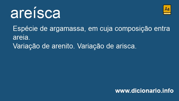 Significado de aresca
