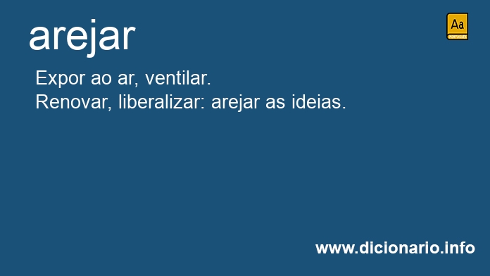 Significado de arejar