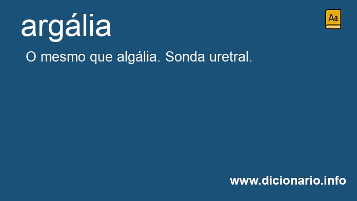 Significado de arglia