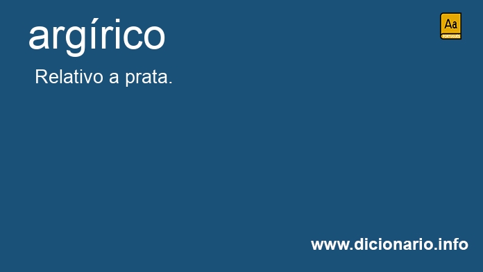 Significado de argrico