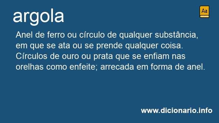 Significado de argola