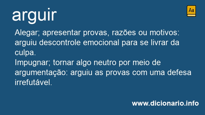 Significado de arguam