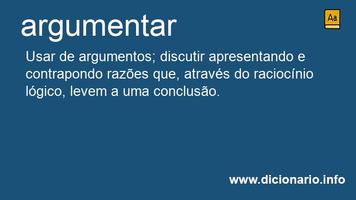 Significado de argumentado