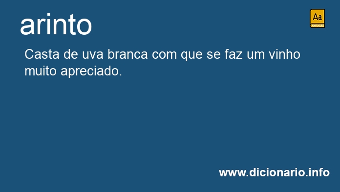 Significado de arinto