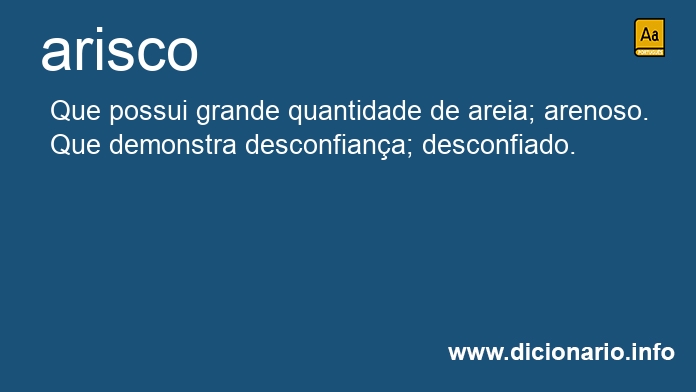 Significado de arisco