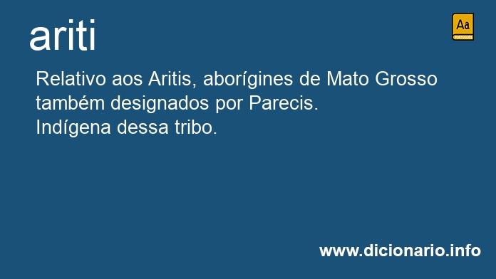 Significado de ariti