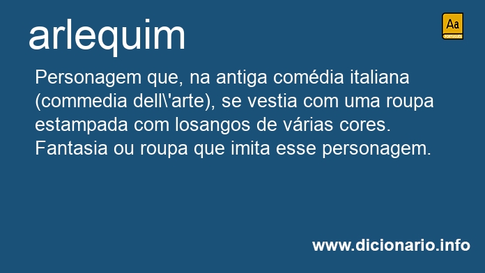 Significado de arlequim