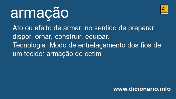Significado de armaes