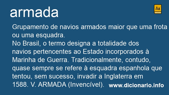 Significado de armadas