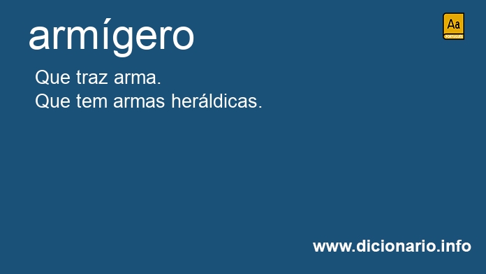 Significado de armgera