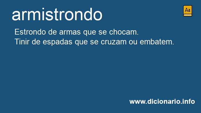 Significado de armistrondo