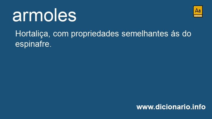 Significado de armoles