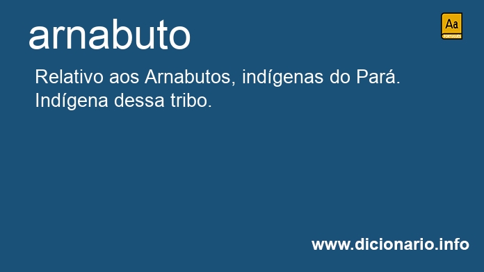 Significado de arnabuto