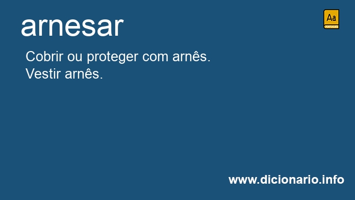 Significado de arnesar