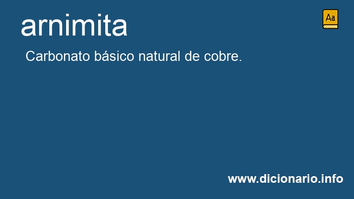 Significado de arnimita