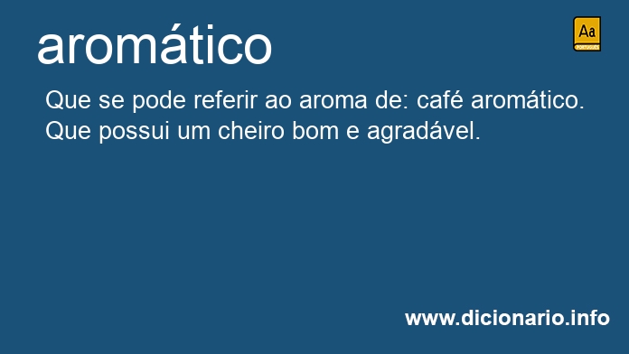 Significado de aromtico