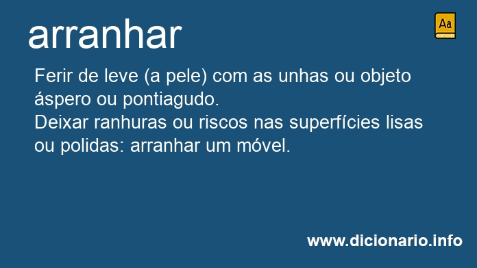 Significado de arranharam