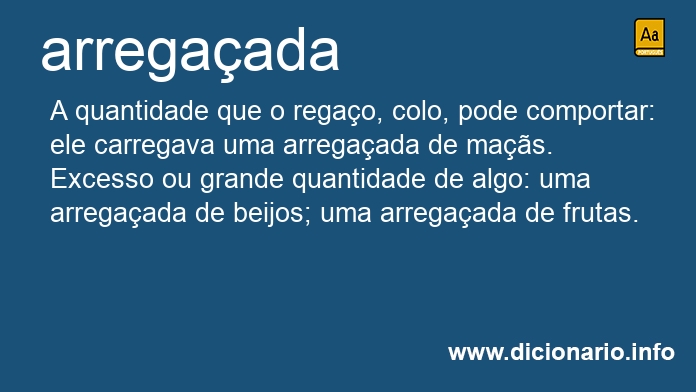Significado de arregaadas