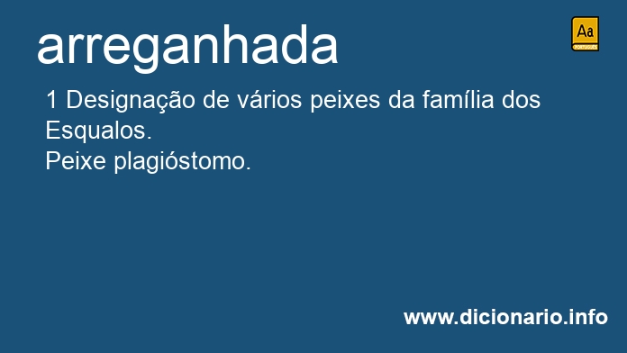 Significado de arreganhada