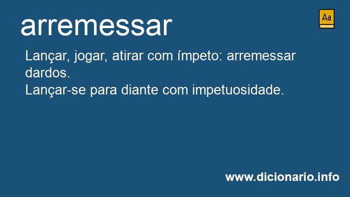 Significado de arremessa