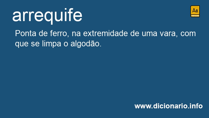 Significado de arrequife